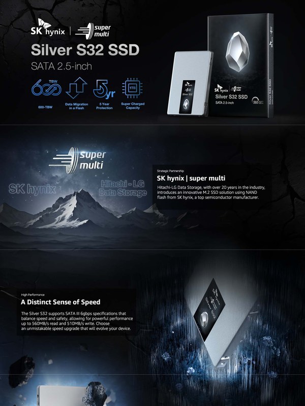 SK hynix Silver S32 SSD — Amazon 상세페이지